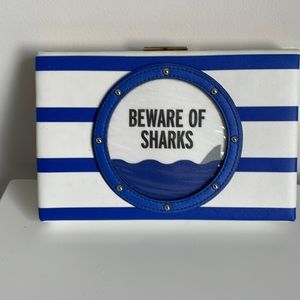 Kate Spade beware of sharks purse